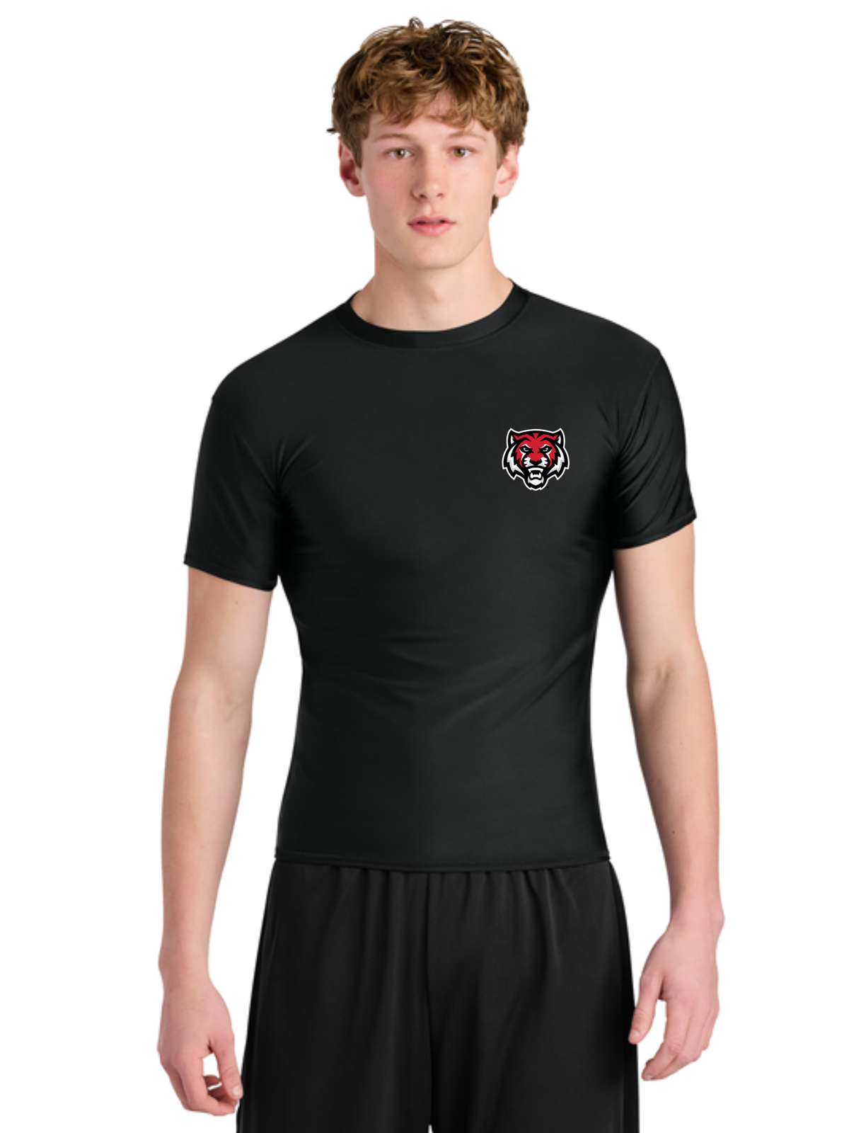 ADM Pocket Logo Compression Tee