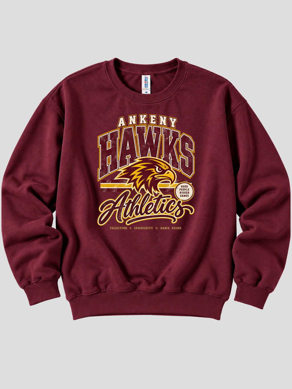 Ankeny Hawks Athletics Crewneck Sweatshirt