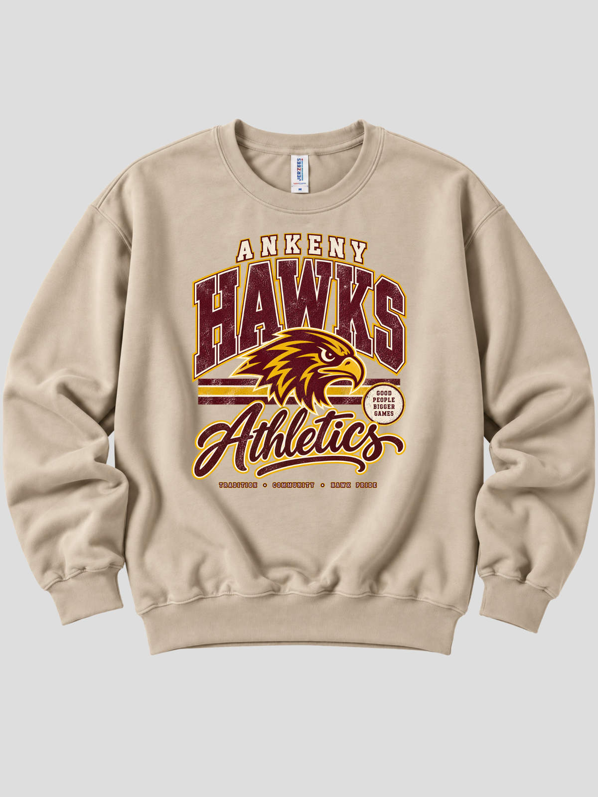 Ankeny Hawks Athletics Crewneck Sweatshirt