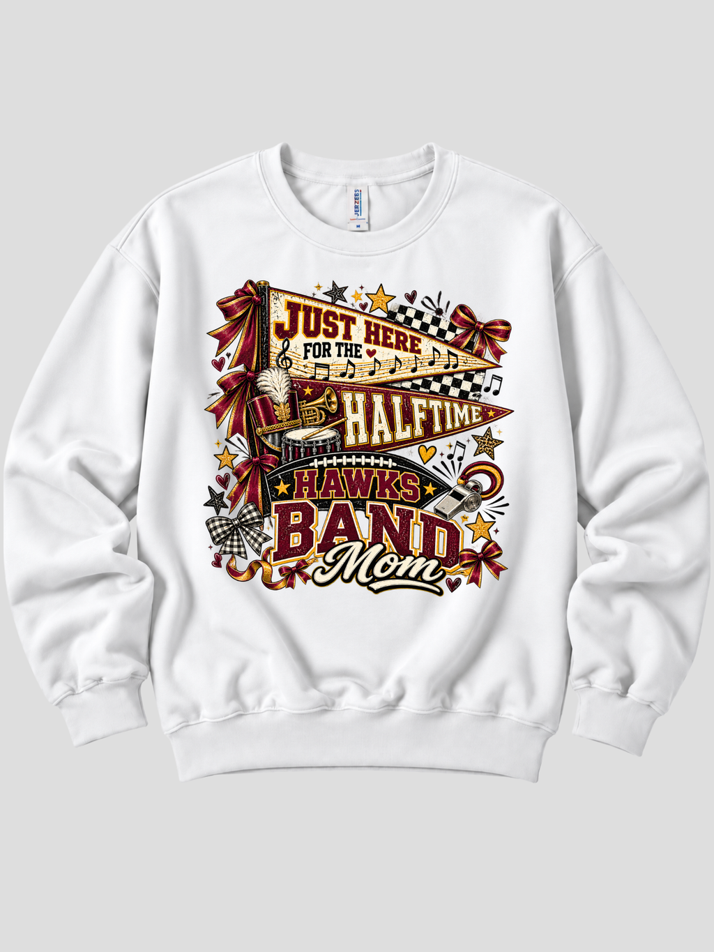 Hawks Just Here For the Halftime Crewneck Sweatshirt