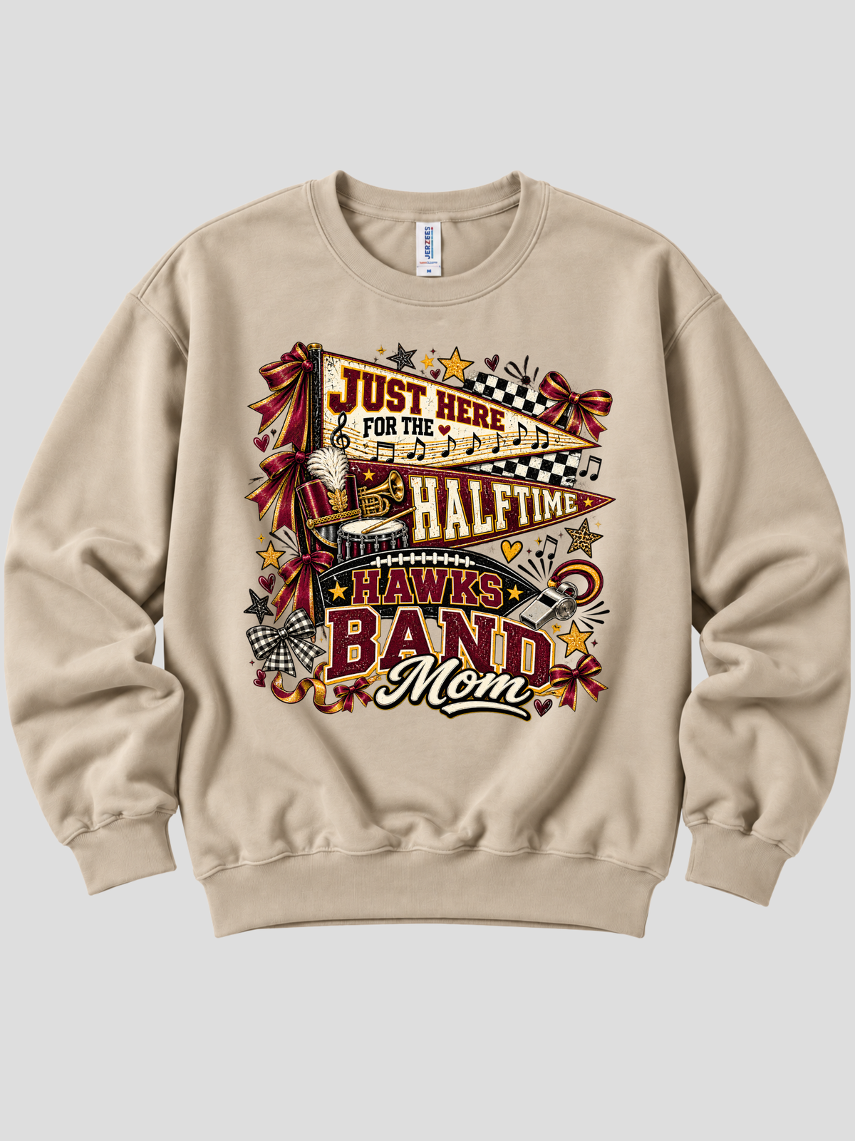 Hawks Just Here For the Halftime Crewneck Sweatshirt