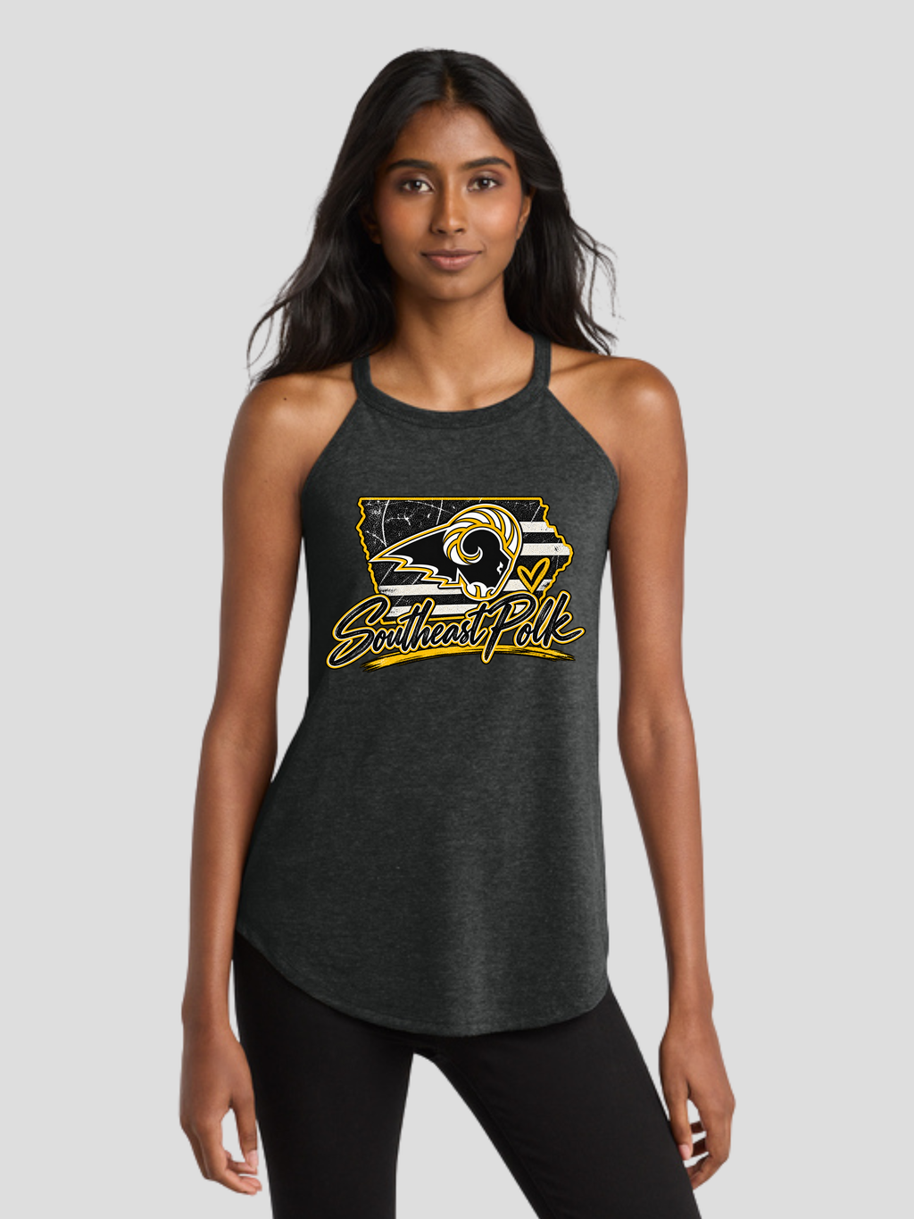 Southeast Polk Rams IOWA Women's Rocker Tank
