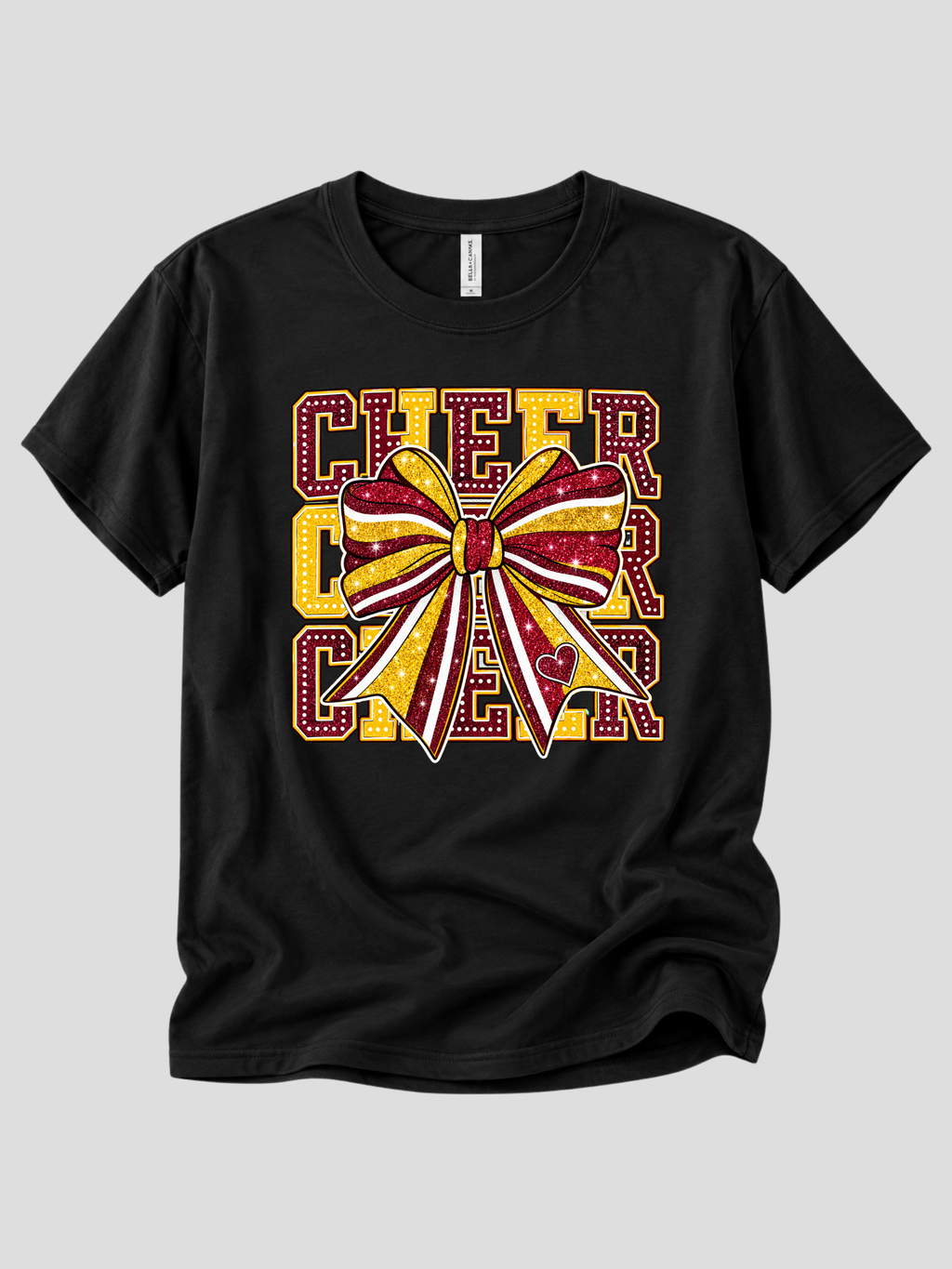 Hawks Faux Glitter Cheer
