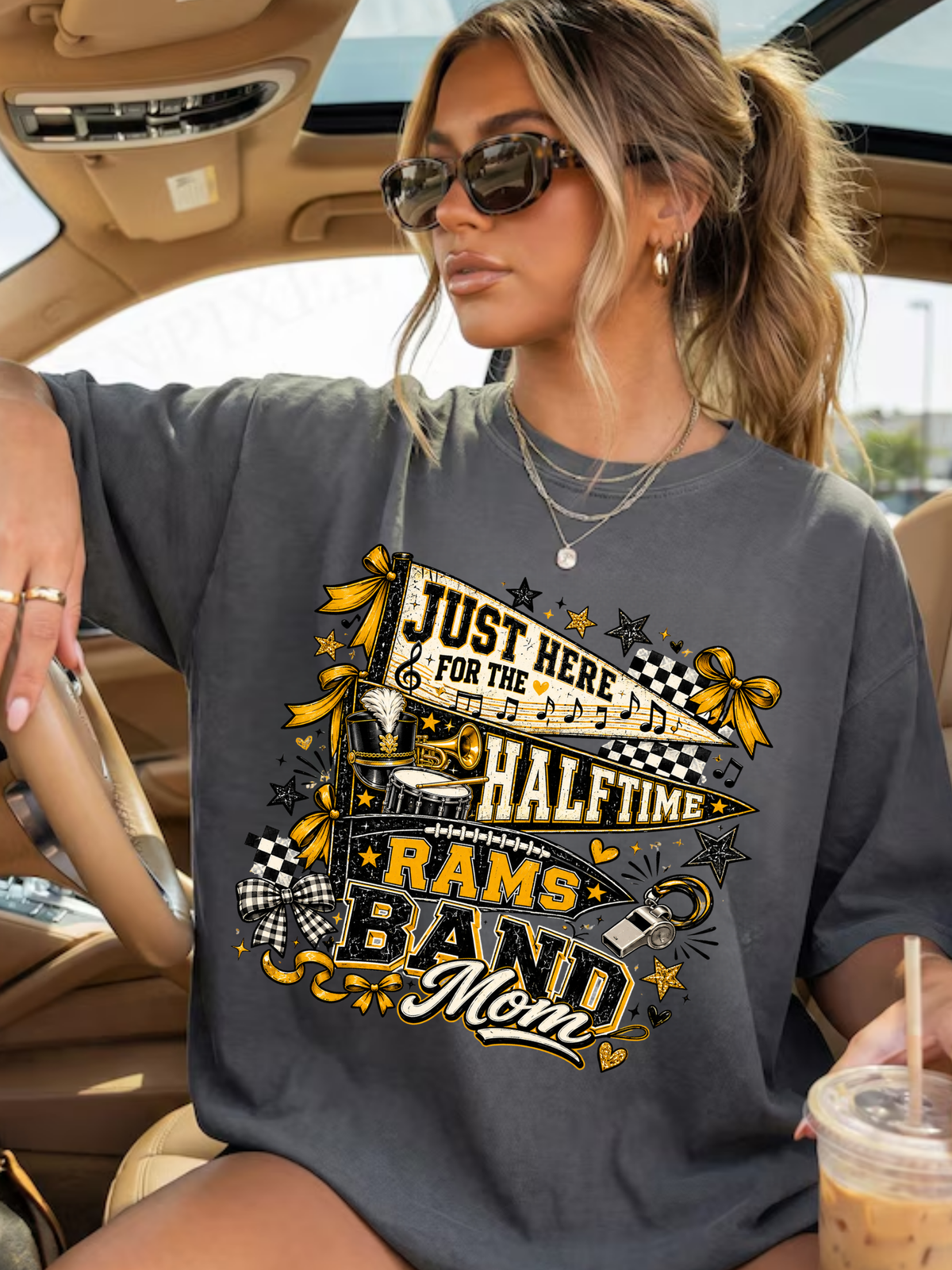 SEP Just here for the halftime Comfort Colors Tee