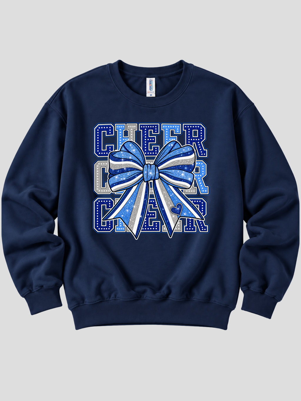 Bluejays Faux Glitter Cheer