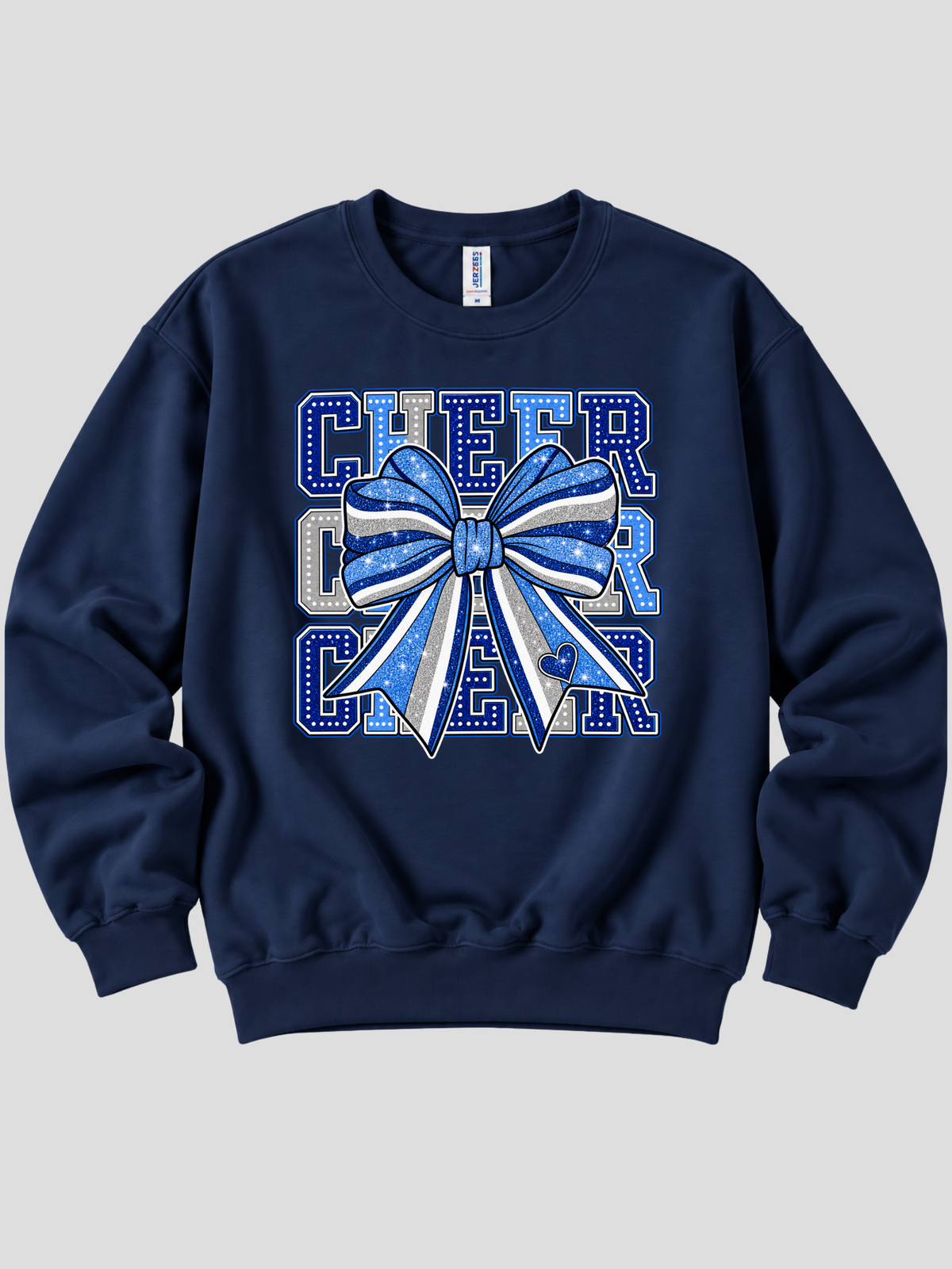 Bluejays Faux Glitter Cheer