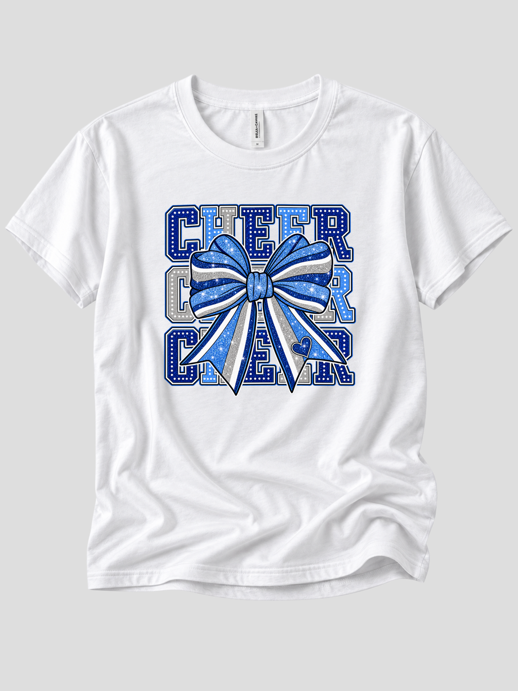 Bluejays Faux Glitter Cheer