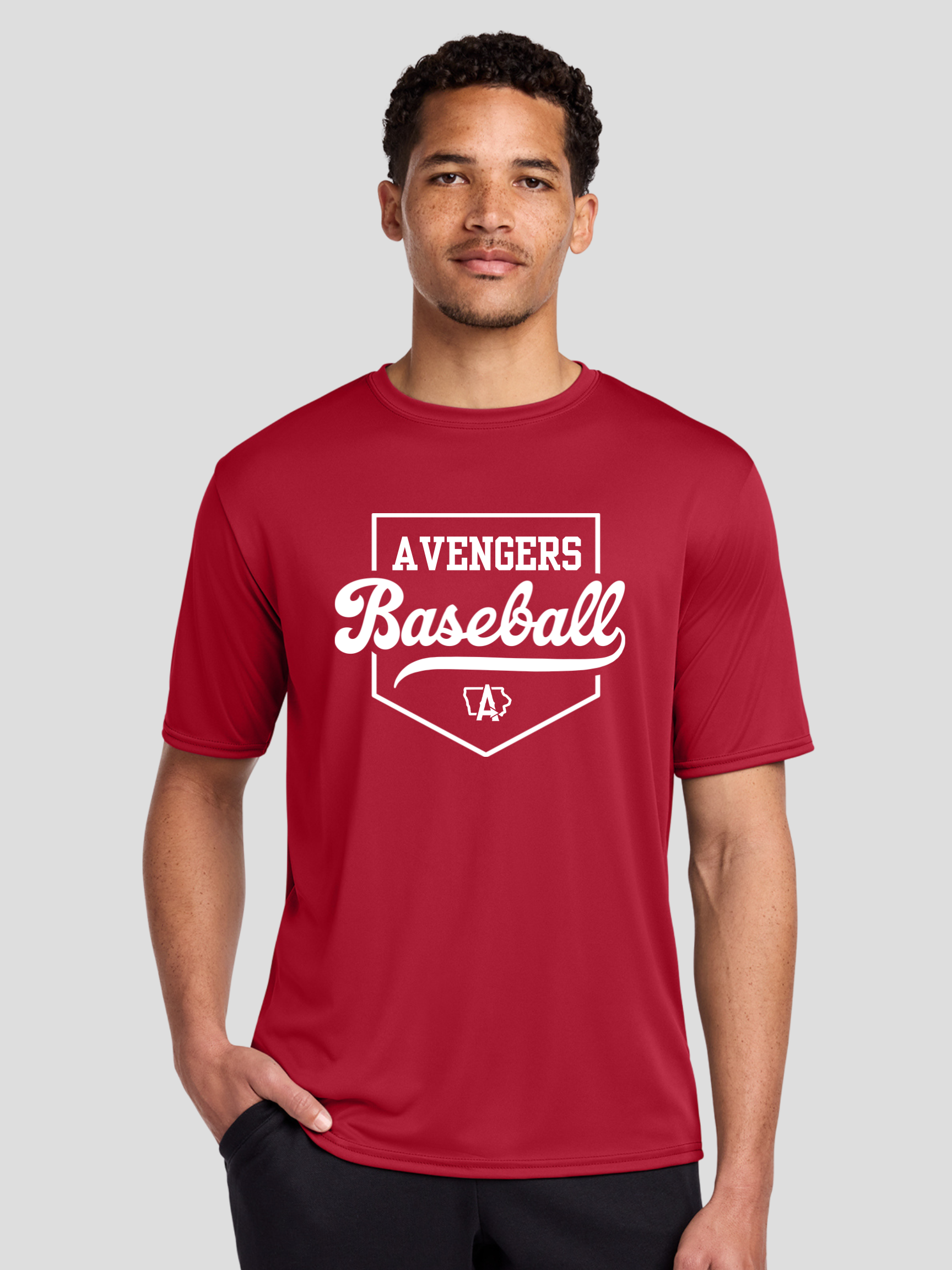 Des Moines Avengers Baseball Performance Tee