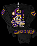 Warriors Retro Rebel Full Sleeve Crewneck Sweatshirt