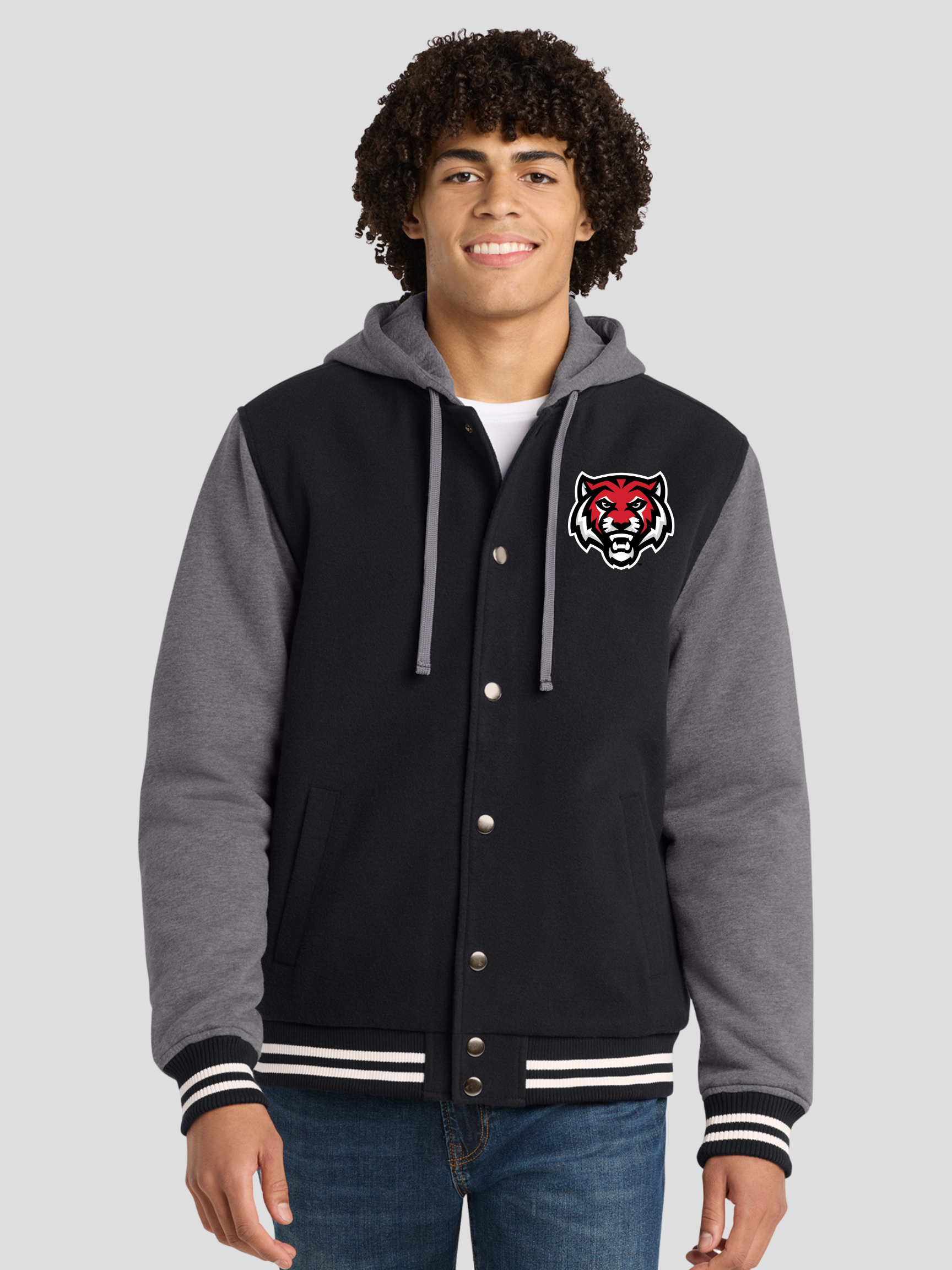 ADM Tigers Sport-Tek® Insulated Letterman Jacket