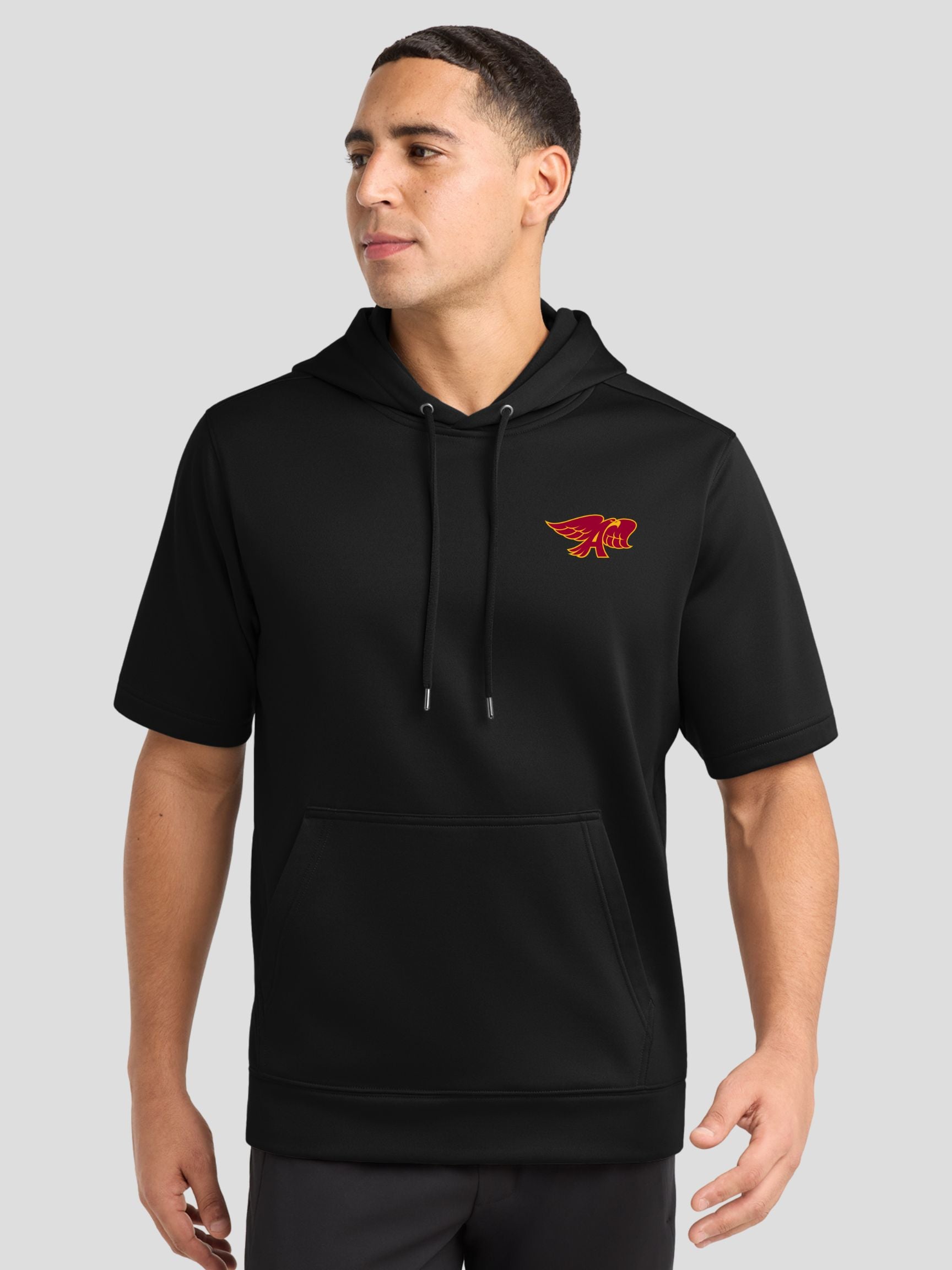 Ankeny Hawks Sport-Tek® Sport-Wick® Fleece Short Sleeve Hooded Pullover