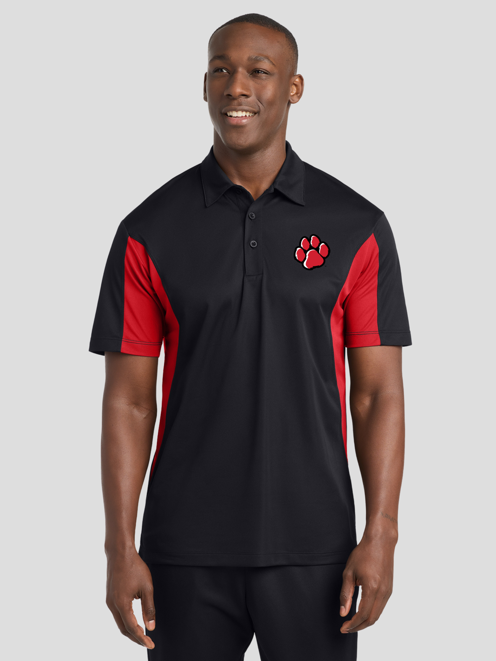 ADM Tigers Sport-Tek® Side Blocked Micropique Sport-Wick® Polo