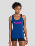 Des Moines Avengers Pink Star Women's Performance Tank, Blue