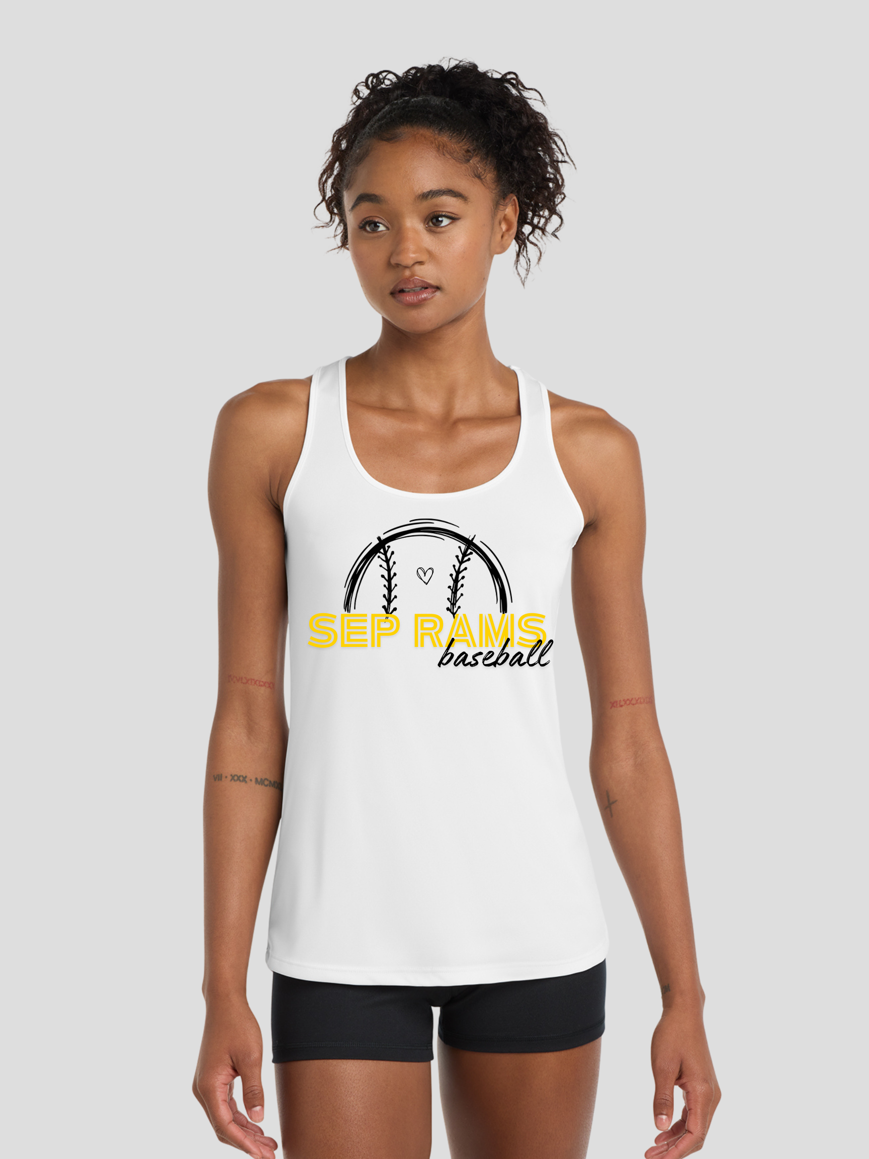 SEP Baseball Heart Women's Performance Tank
