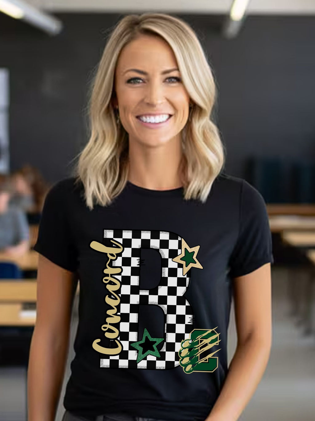Concord Bears Preppy Varsity Letter Unisex Cotton Tee