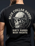 Blue Collar Daddy Unisex Cotton Tee