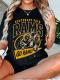 SEP Go Rams Vintage Unisex Cotton Tee