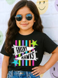Ankeny Hawks YOUTH Bright Neon School Spirit Tee