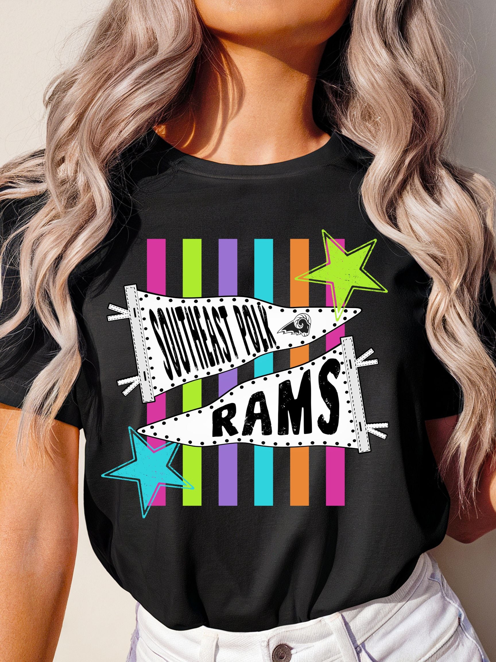 SEP Bright Neon School Spirit Unisex Cotton Tee